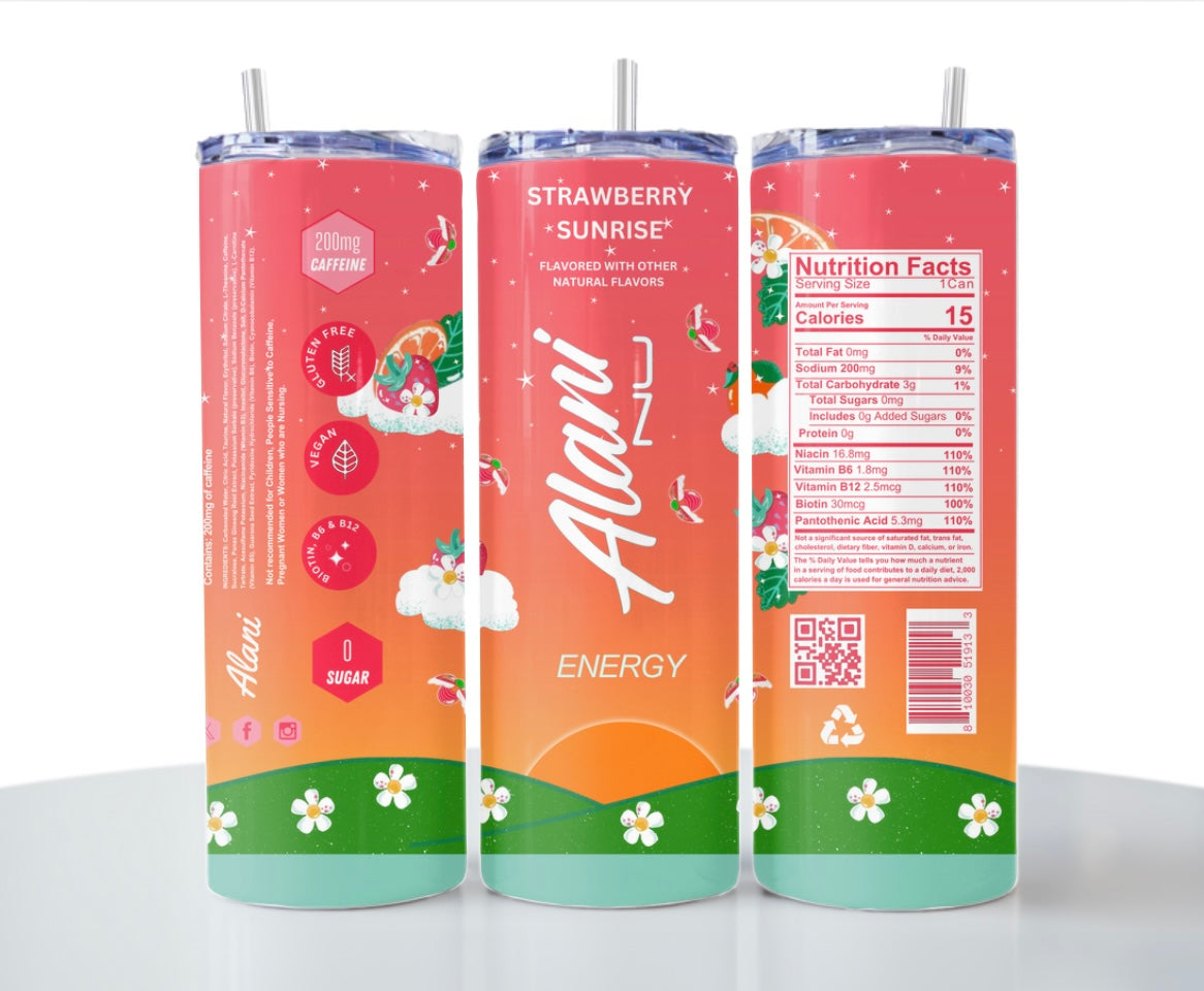 Strawberry Sunrise Alani Tumbler