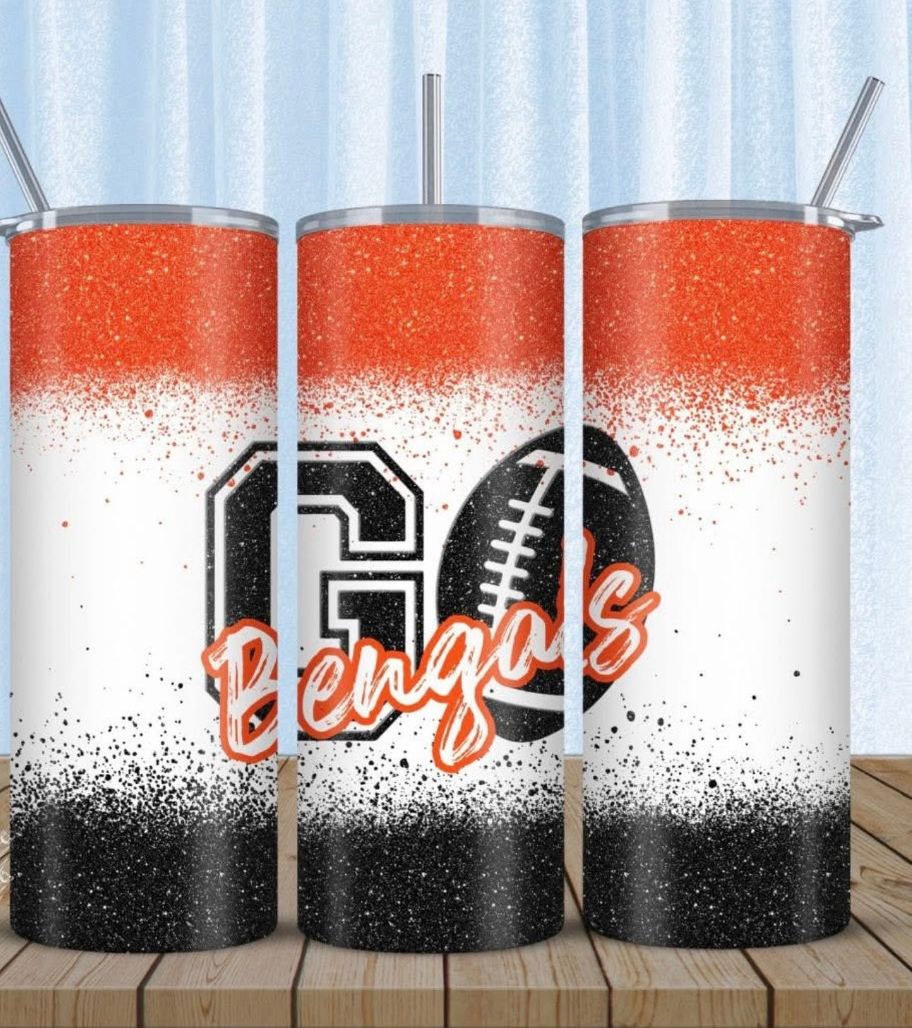 Bengals Glitter Tumbler