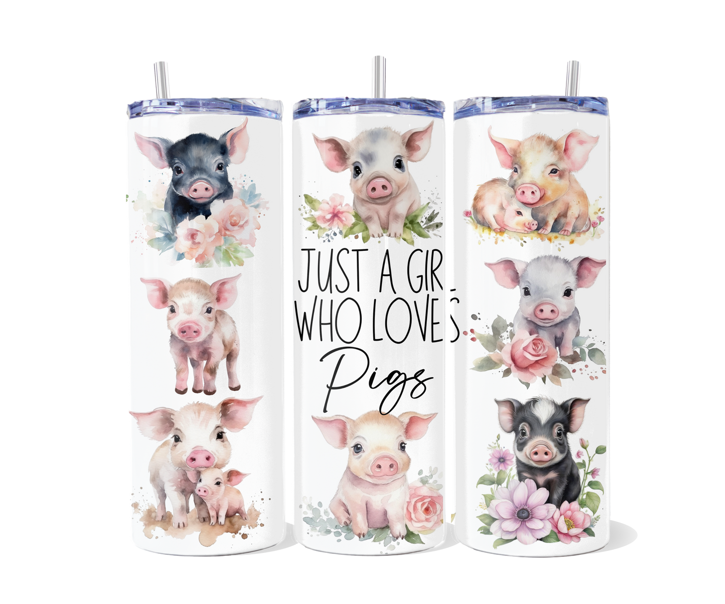 Just A Girl Who Loves Pigs Tumbler