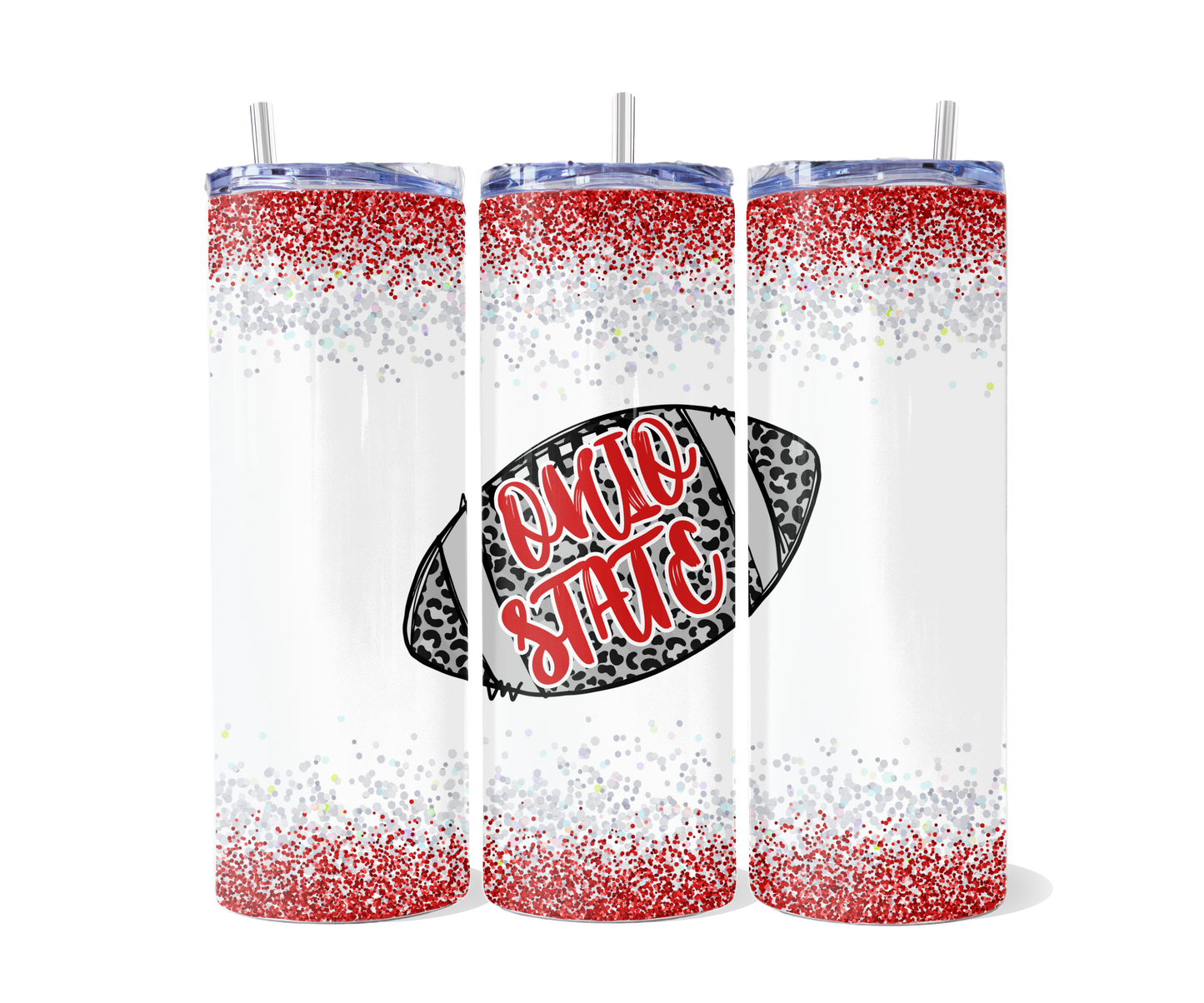 Leopard Ohio State Tumbler