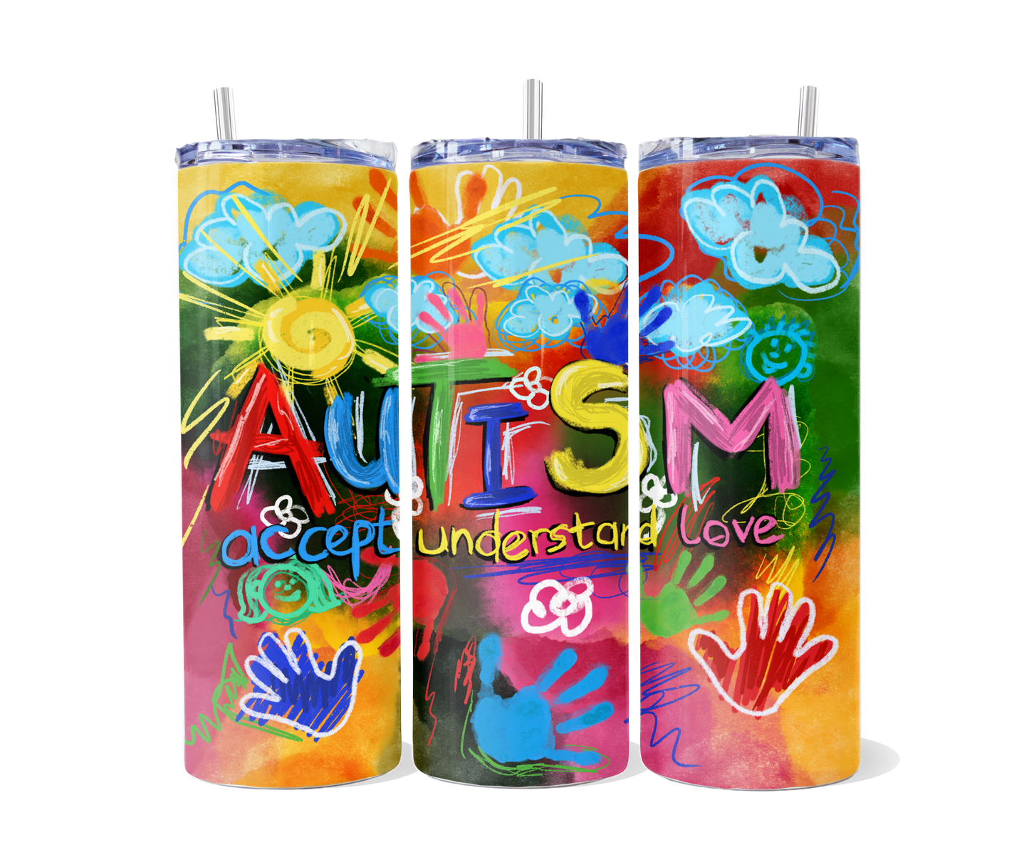 Autism Accept Understand Love Tumbler