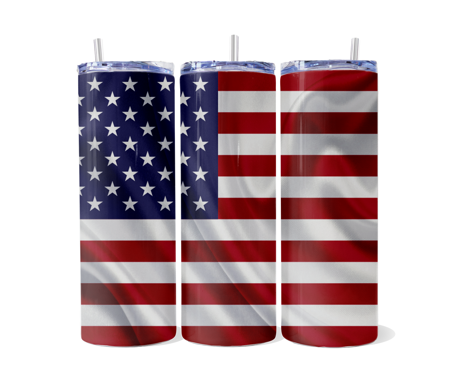 American Flag Tumbler