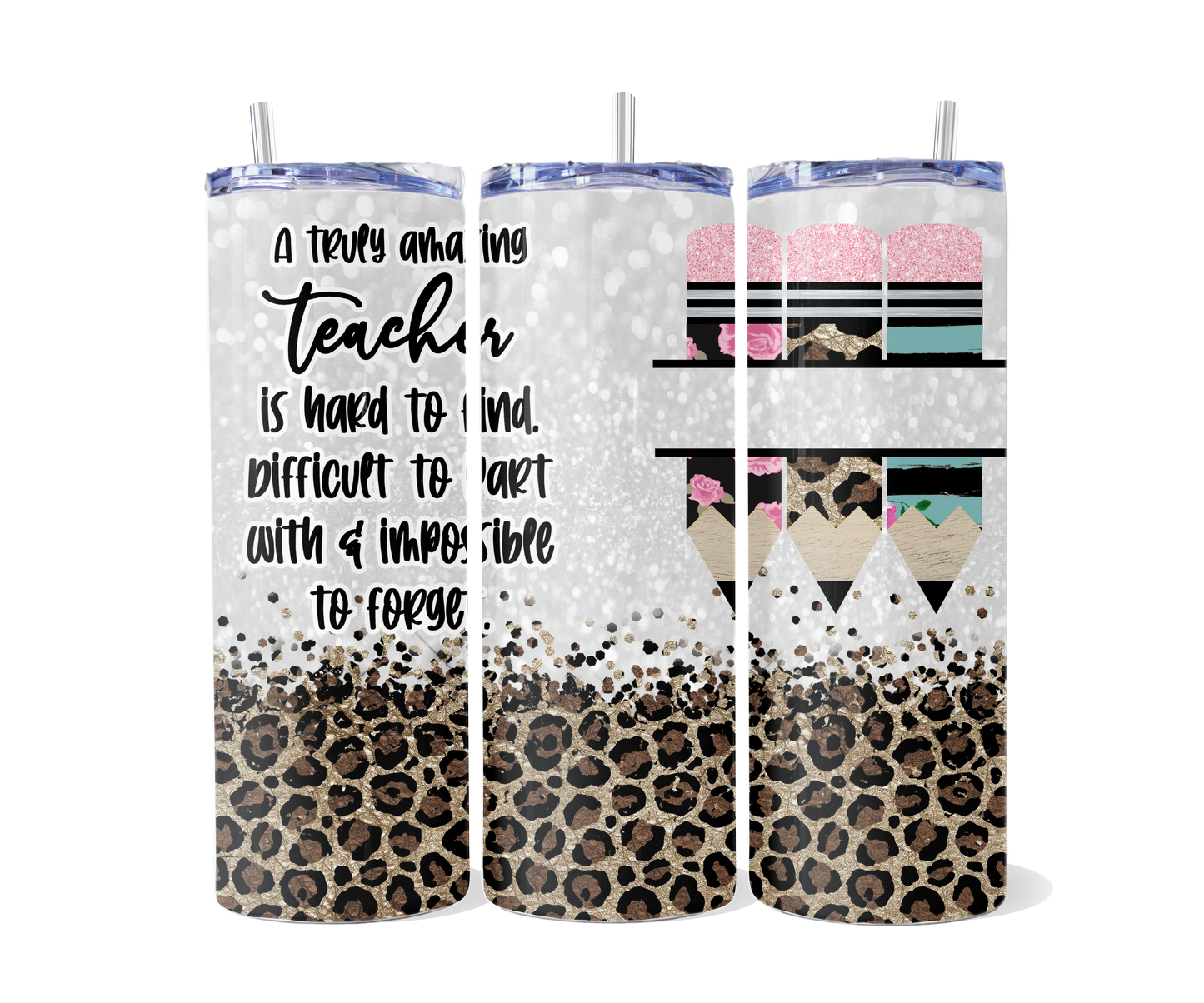 Leopard Teacher Tumbler