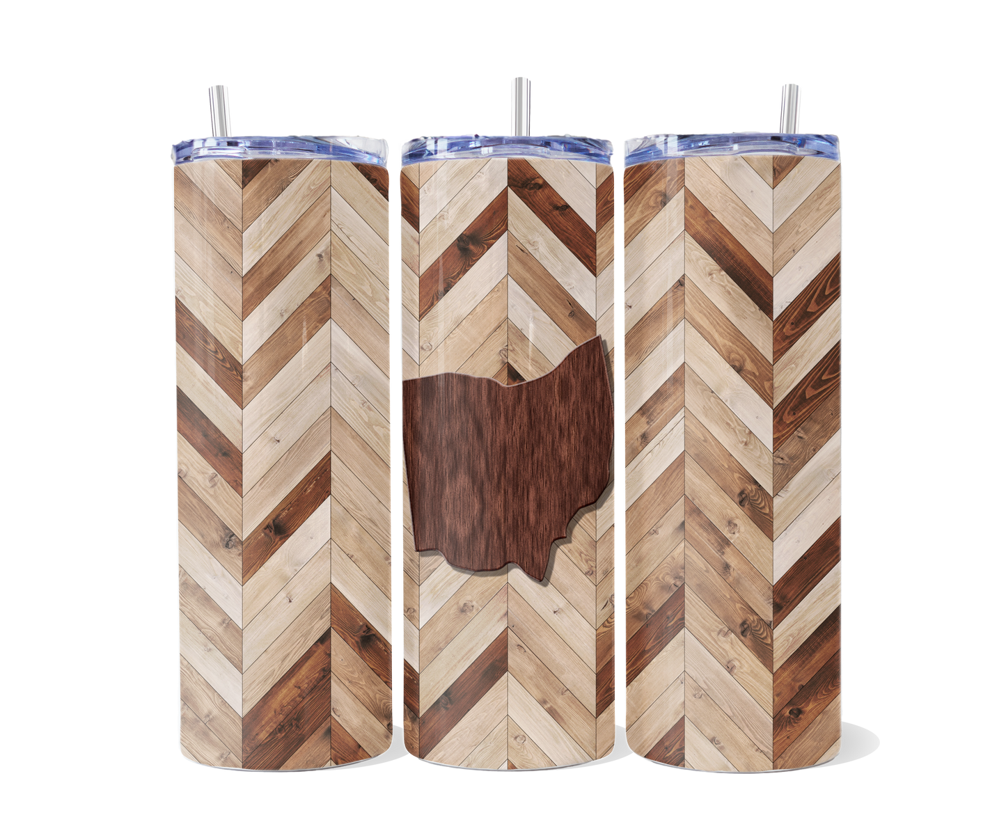 Ohio Woodgrain Tumbler