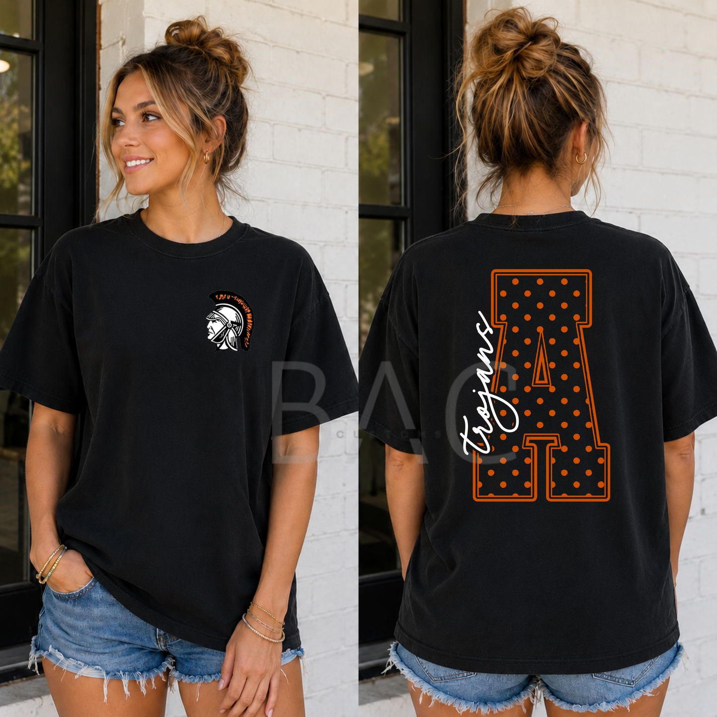 Custom School Polka dot