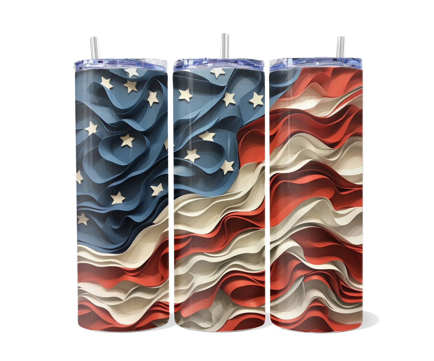 3D Waving Flag Tumbler