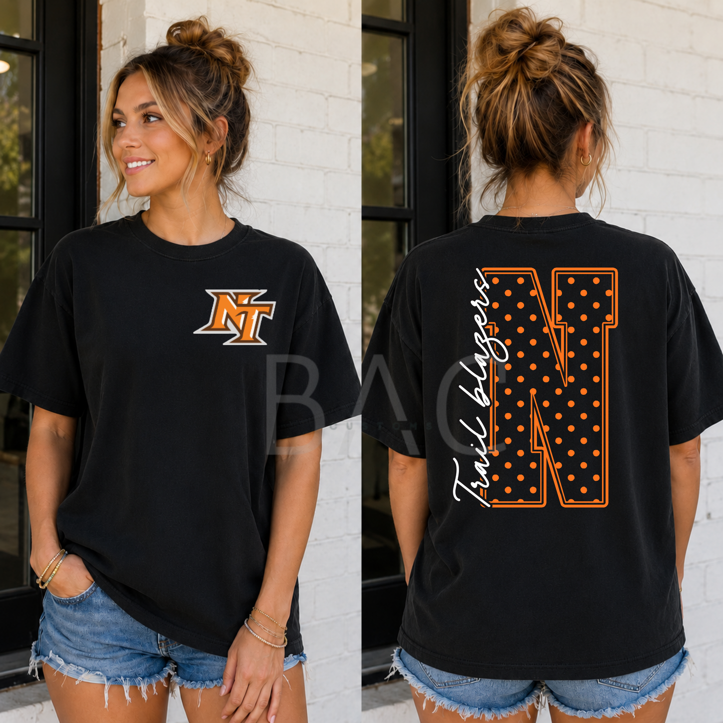 Custom School Polka dot
