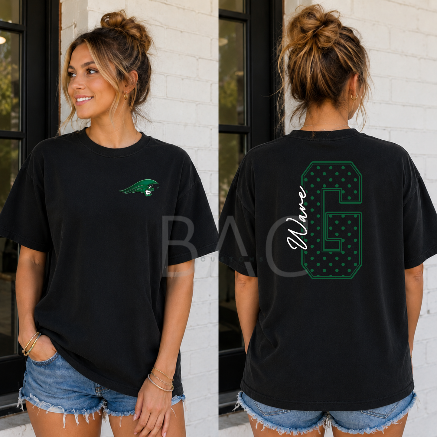 Custom School Polka dot