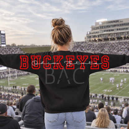 Custom Hollow Text Statement Back