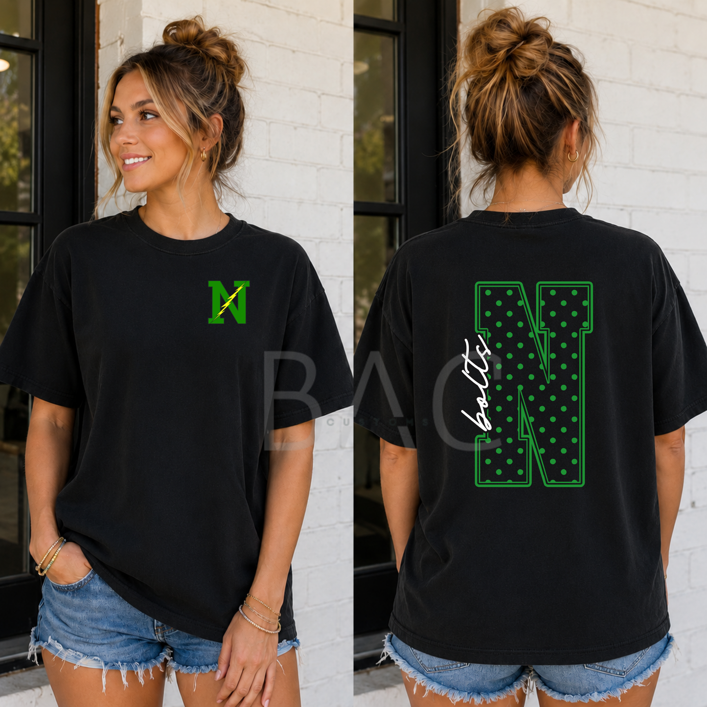 Custom School Polka dot