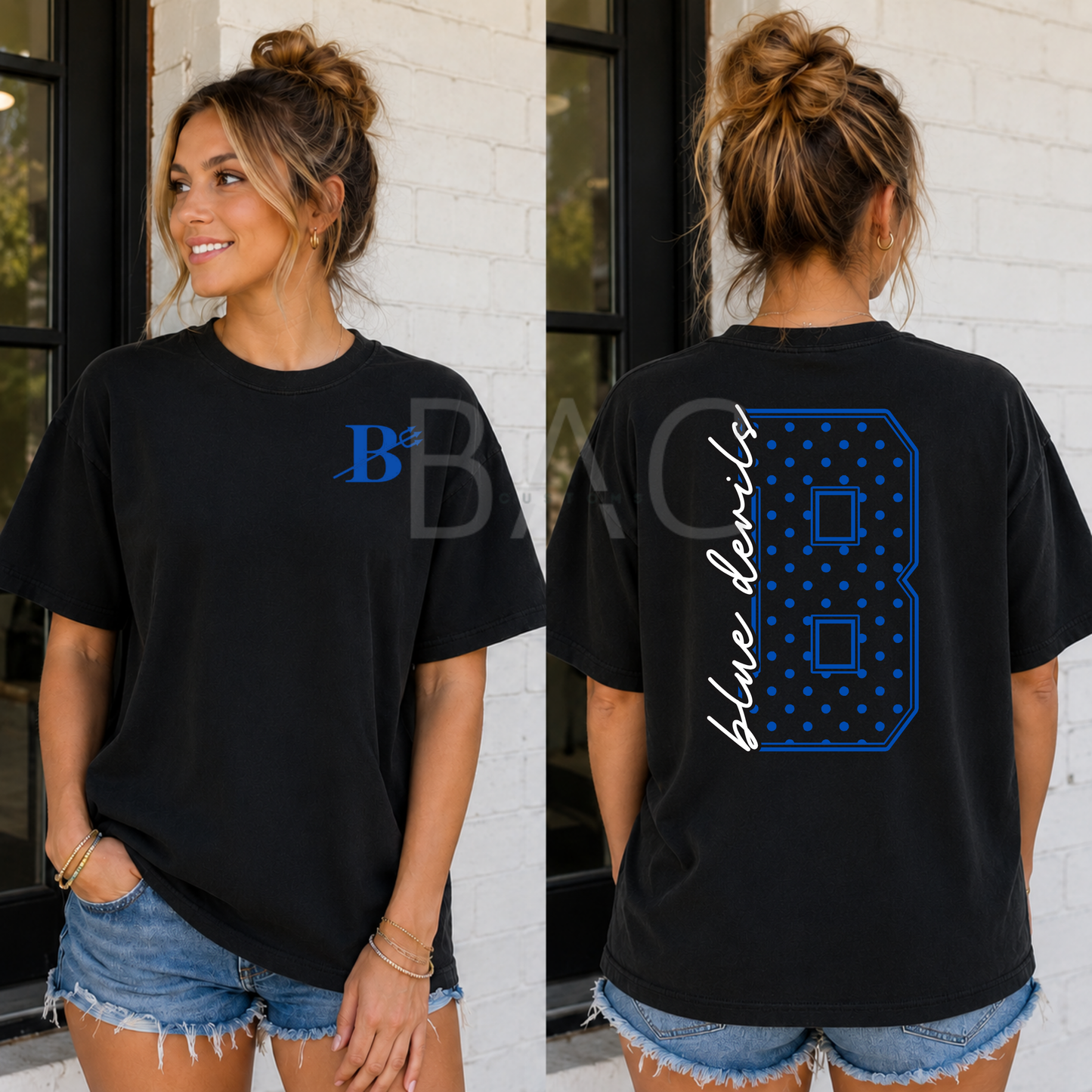 Custom School Polka dot