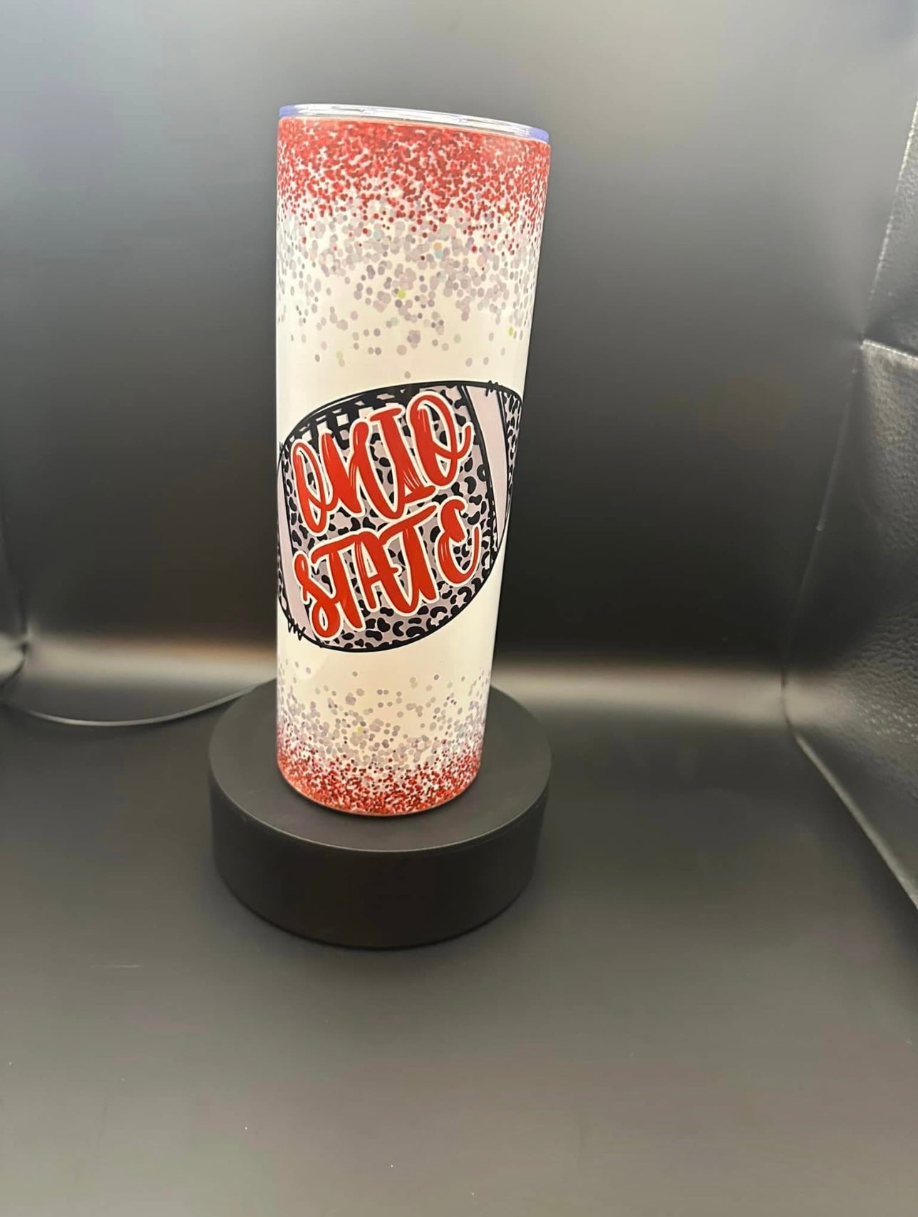 Leopard Ohio State Tumbler