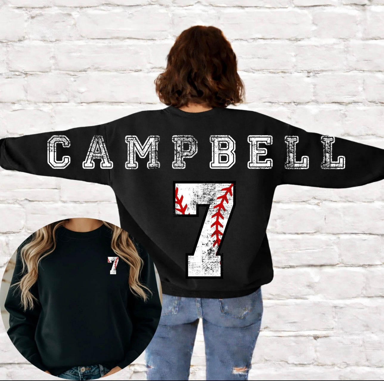 Baseball Statement Back