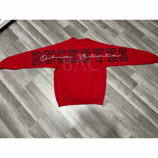 Buckeyes Statement back Pocket Crewneck