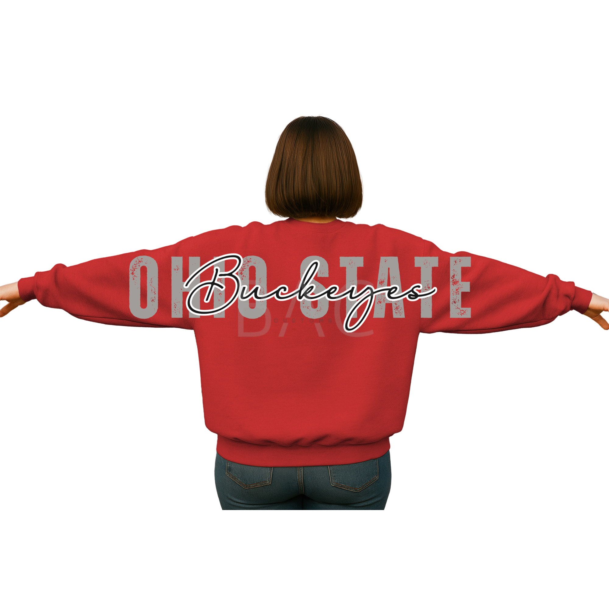 Ohio State Statement Back Crewneck