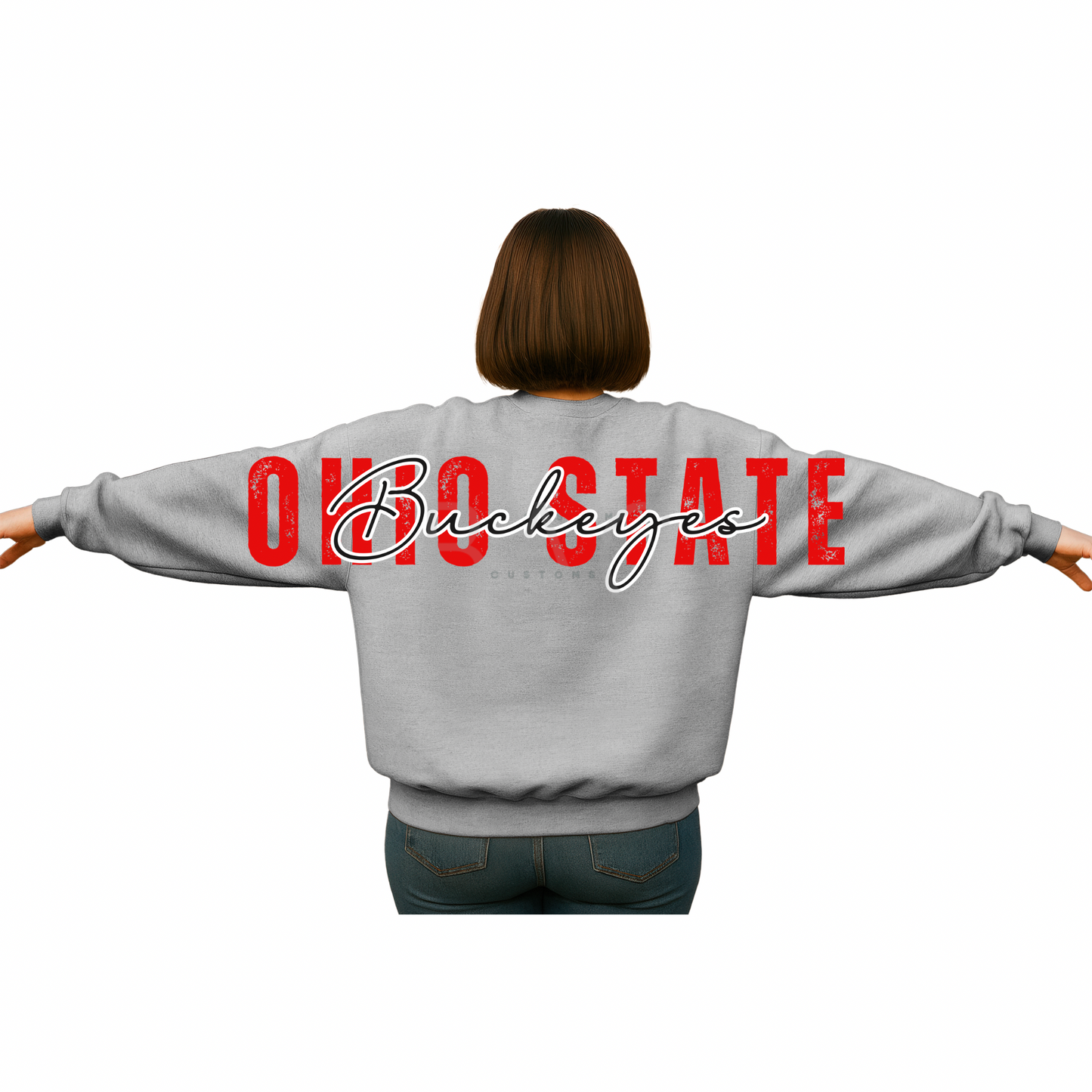 Ohio State Statement Back Crewneck
