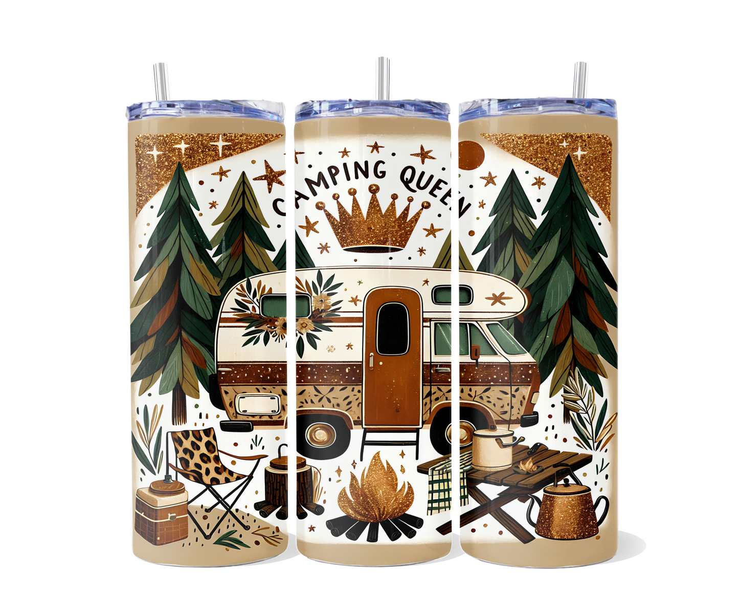Camping Queen Tumbler