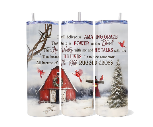 Amazing Grace Cardinal Tumbler