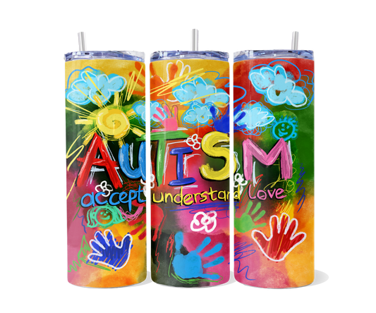 Autism Accept Understand Love Tumbler
