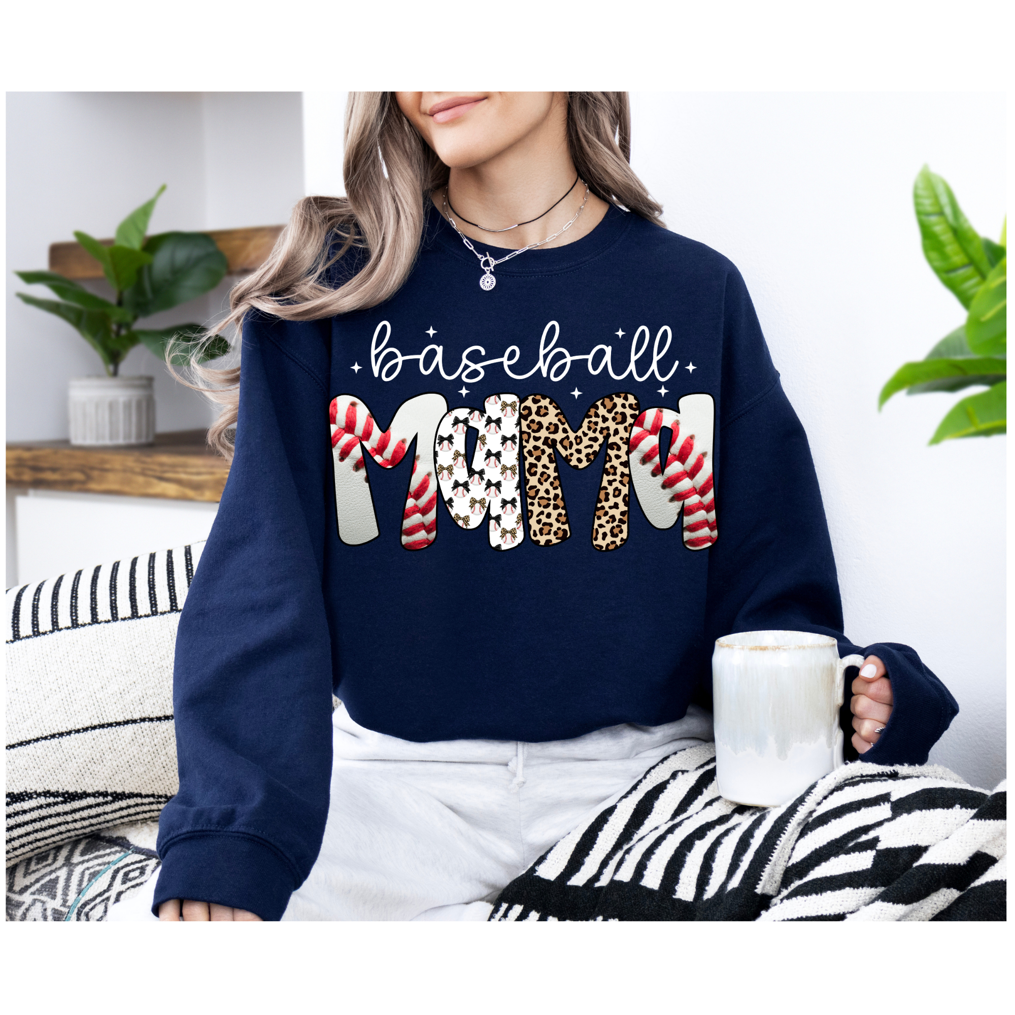 Baseball Mama Leopard