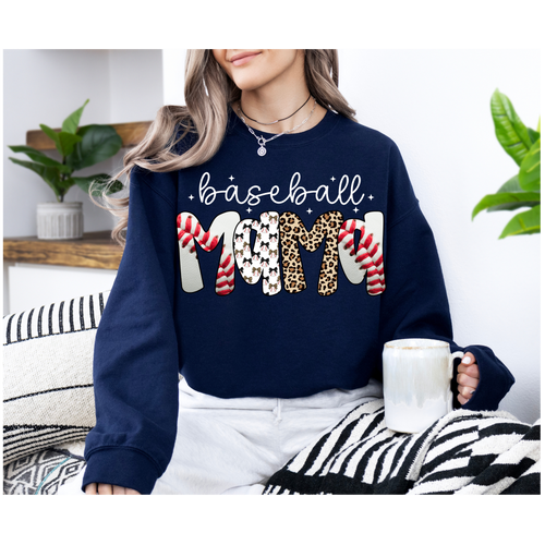 Baseball Mama Leopard