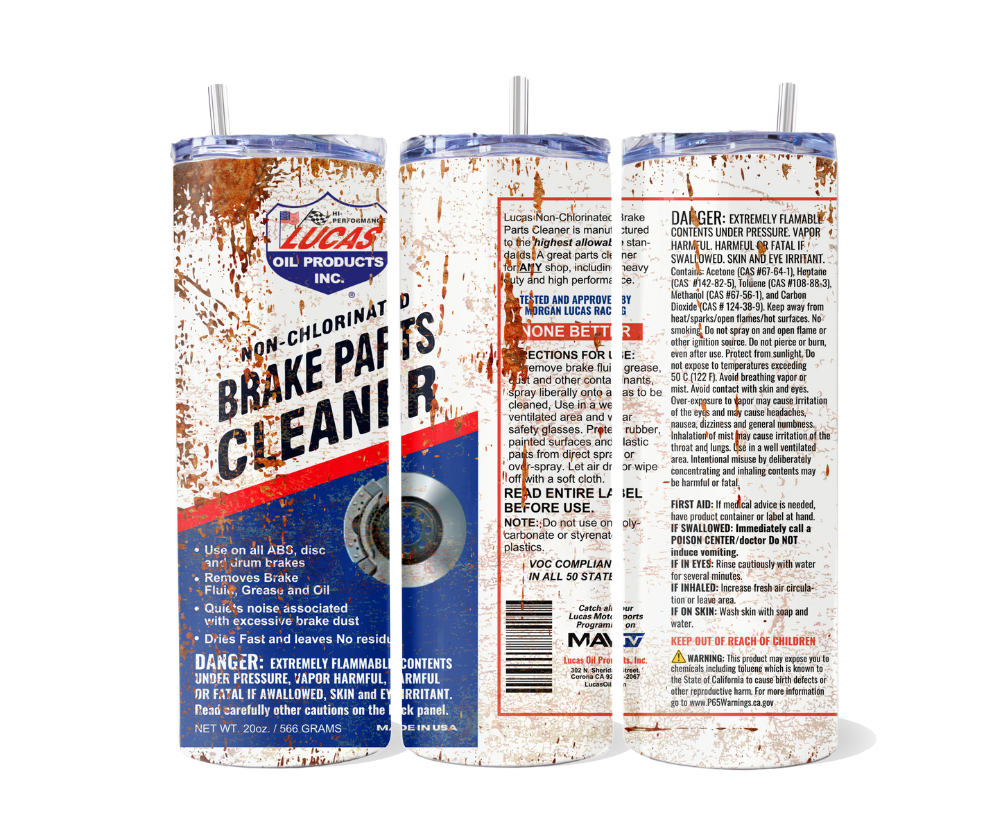 Brake Cleaner Tumbler