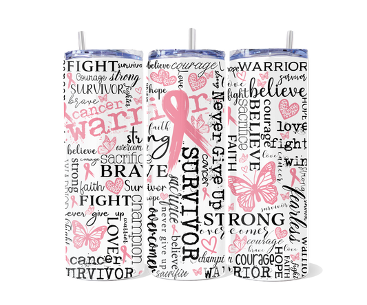 Breast Cancer Survivor Tumbler