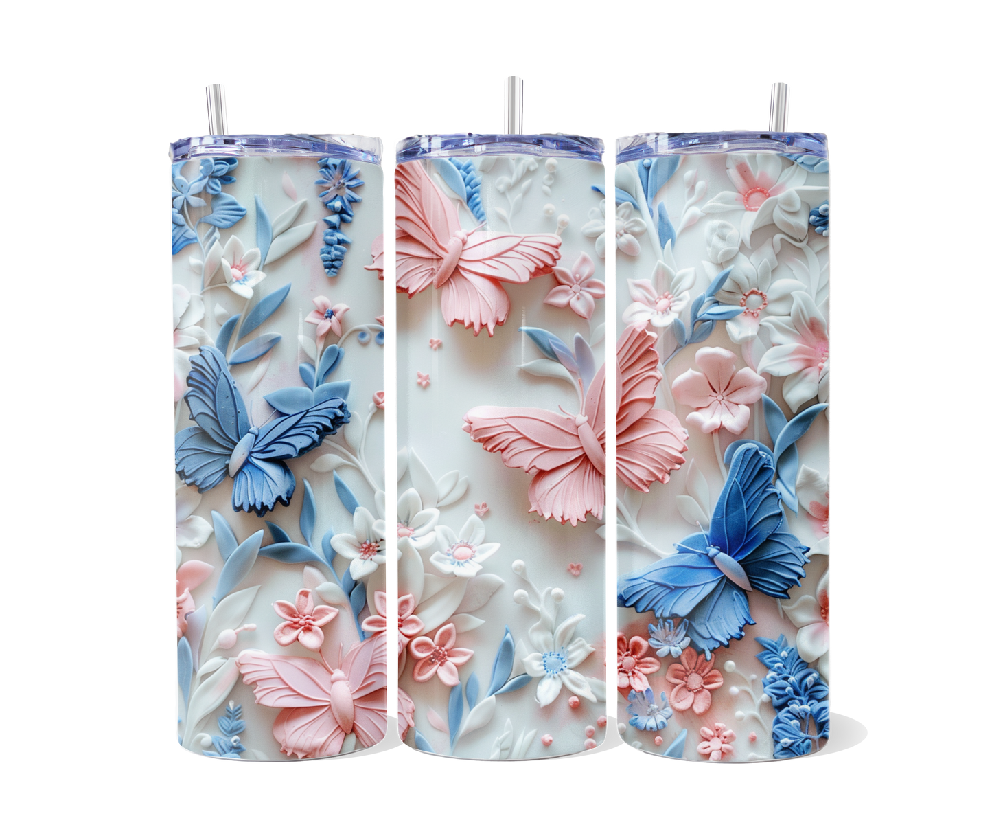 3D Butterfly Tumbler