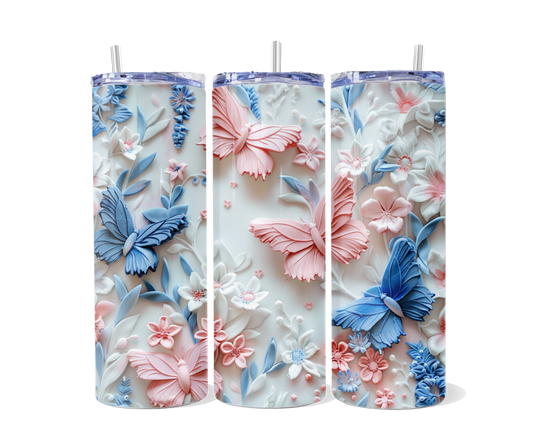 3D Butterfly Tumbler