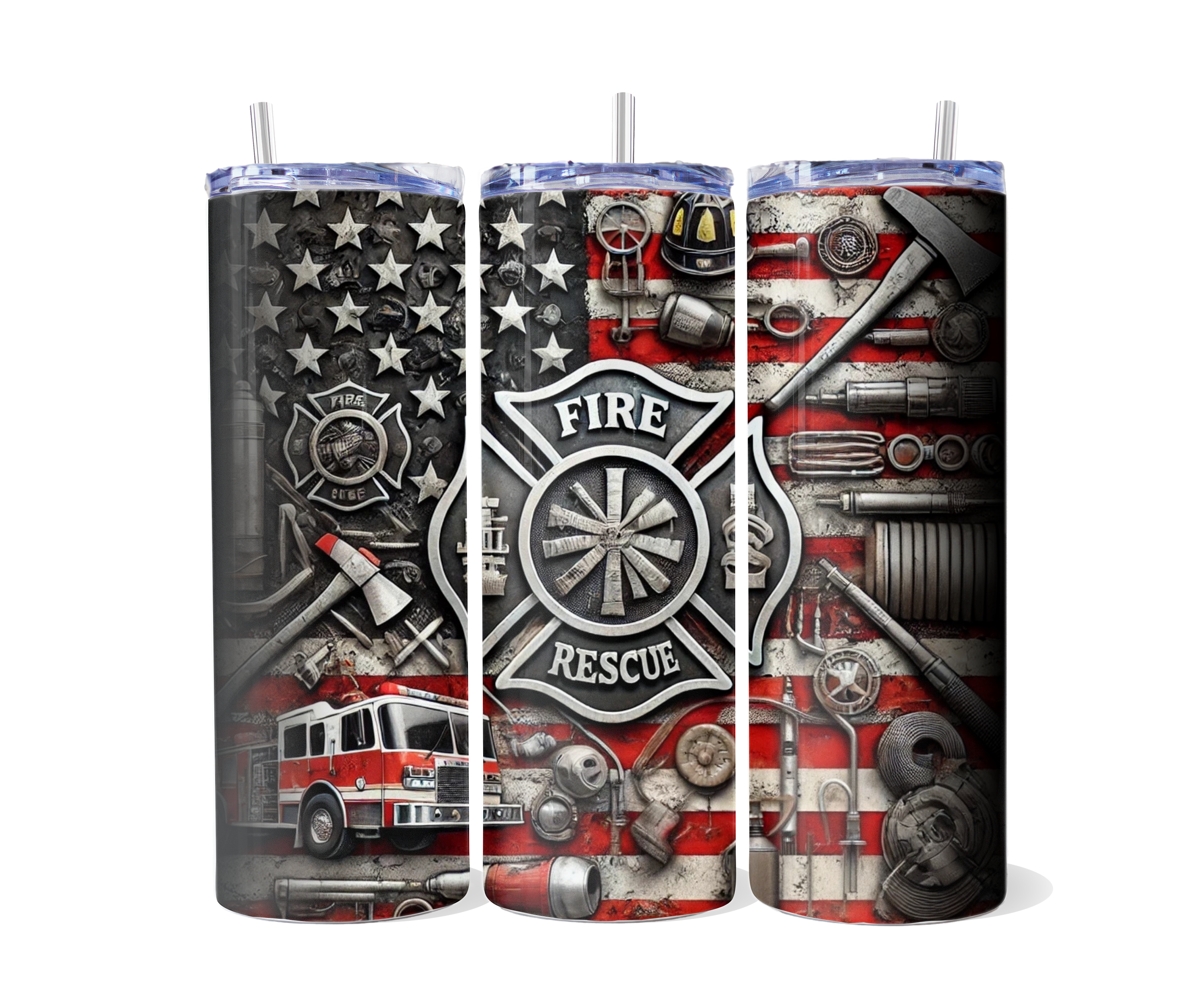 Fire Rescue Tumbler – BAC Customs
