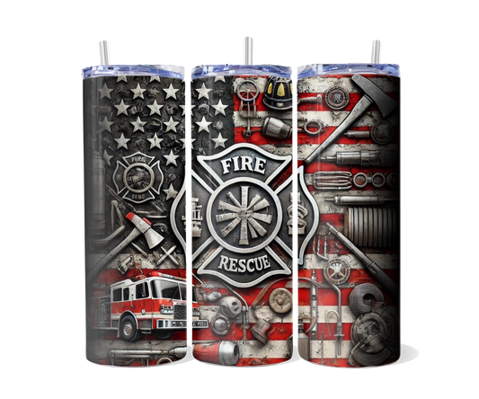 Fire Rescue Tumbler