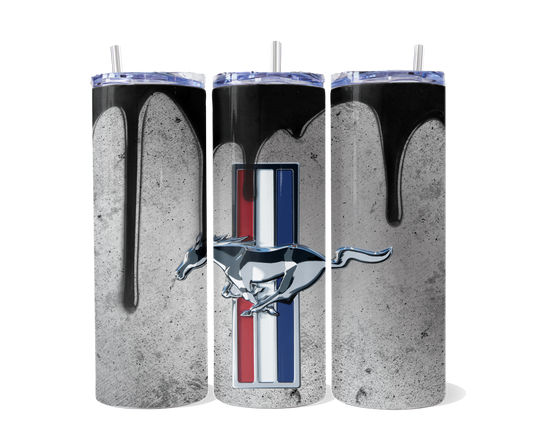 Ford Oil Horse Tumbler