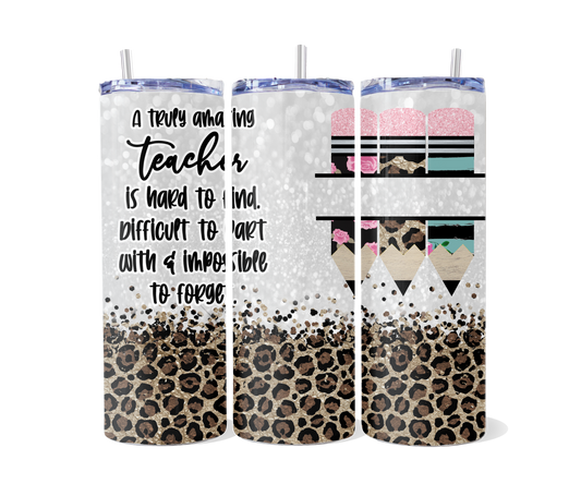 Leopard Teacher Tumbler