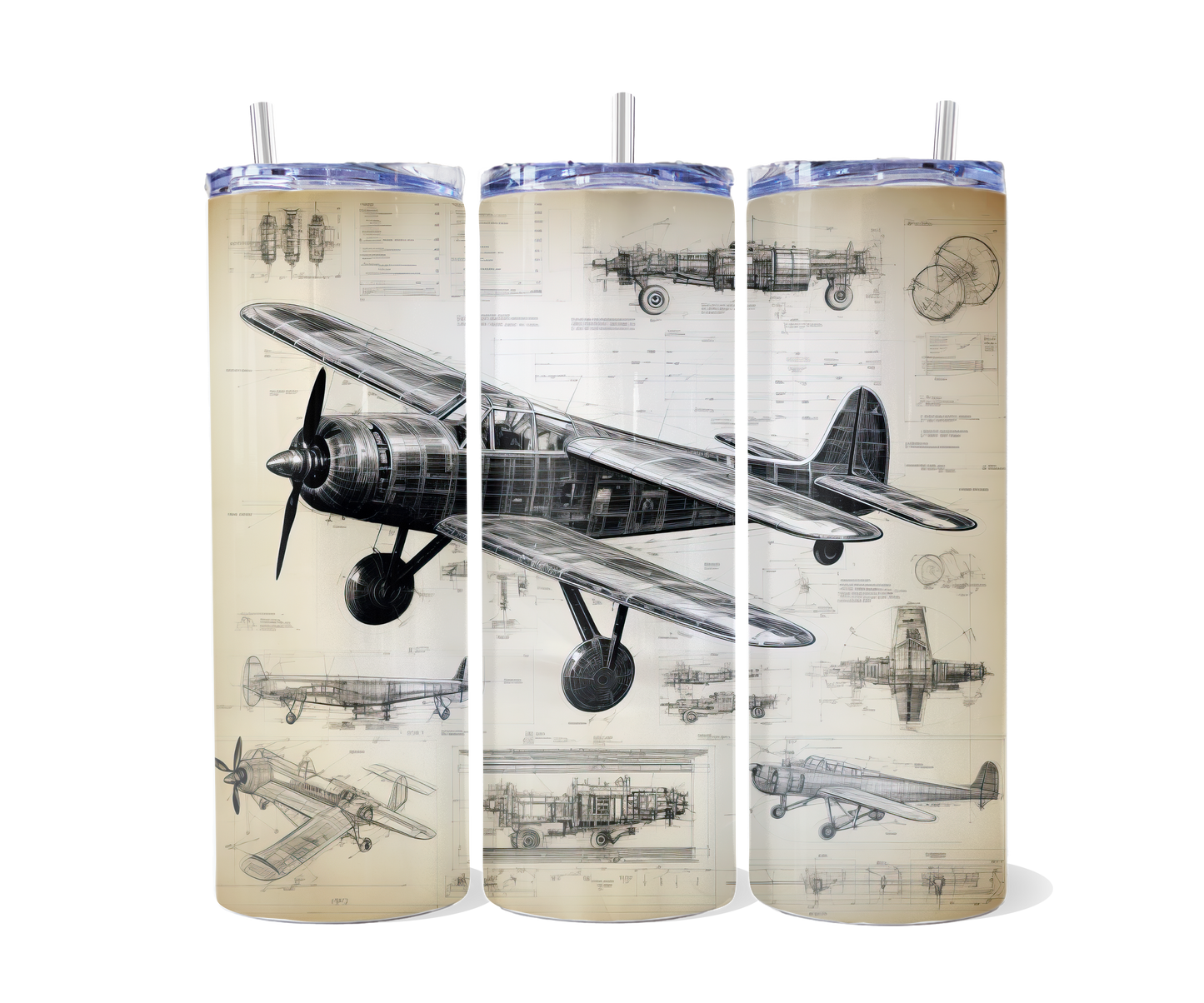 Prop Plane Tumbler