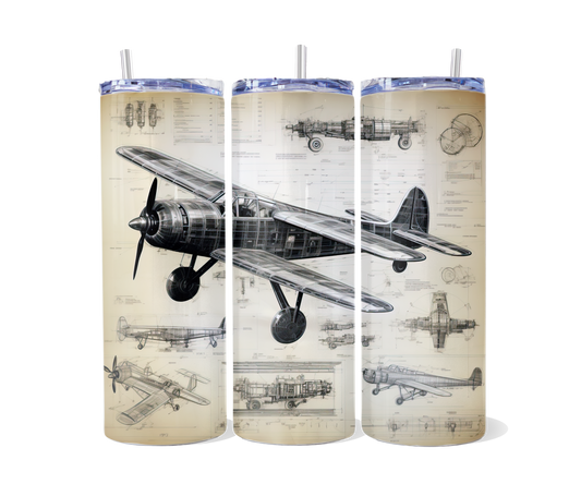 Prop Plane Tumbler