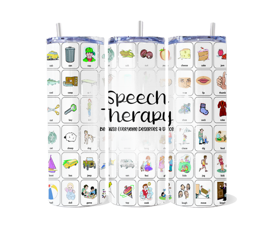 Speech Therapy Tumbler