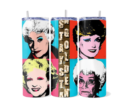 Stay Golden Tumbler